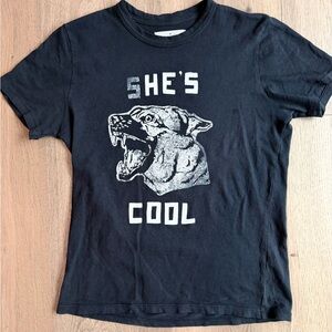 imogene + willie Black Graphic Tee